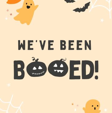 Halloween "You've Been Booed" Signs